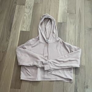 H&M Pink Cropped Hoodie